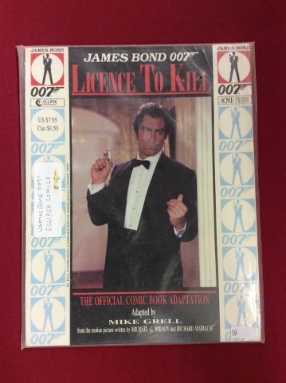 James Bond 007: License to Kill Eclipse Comic Book