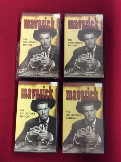 Maverick: The Collector's Edition, Set of 4 VHS Tapes