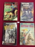 Collection of Western Books including RinTinTin, Hopalong Cassidy, Buffalo