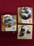 Hopalong Cassidy(2) and the Lone Ranger and Tonto(1) Collector Plates