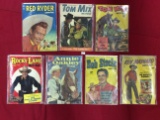 Western Comic Collection: Red Ryder(1), Tom Mix(2), Rocky Lane(1), and more
