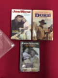 Set of 3 John Wayne Books