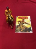 The Lone Ranger's Companion Tonto Comic Book & Figurine Set w/ Horse