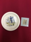 Hopalong Cassidy Plate w/ Framed Collectors Item