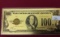 1928 24K $100 Gold Certificate