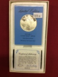Limited Edition Skylab II Eyewitness Medal, Solid Sterling Silver