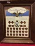 Framed Lincoln Memorial Coinage (29 coins)