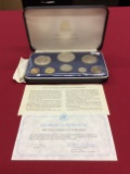 1974 Barbados Eight Coin Proof Set, Solid Sterling Silver (.925 fine)