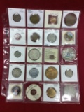 Page Of 20 Coins & Tokens
