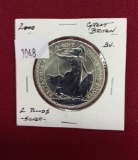 2000 Great Britain Silver 2 Pound GEM BU
