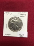 1945-S Walking Liberty Half Silver