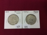 1948-D, 1949 Franklin Half Dollars