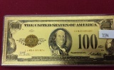 1928 24K $100 Gold Certificate