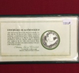 1972 St. Patricks Day Commemorative Medal & Cachet