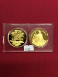 Robert E. Lee & Gettysburg Address Medallion Set