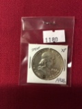 (2) Ben Franklin Half Dollars, 1958-D XF & 1949-S F