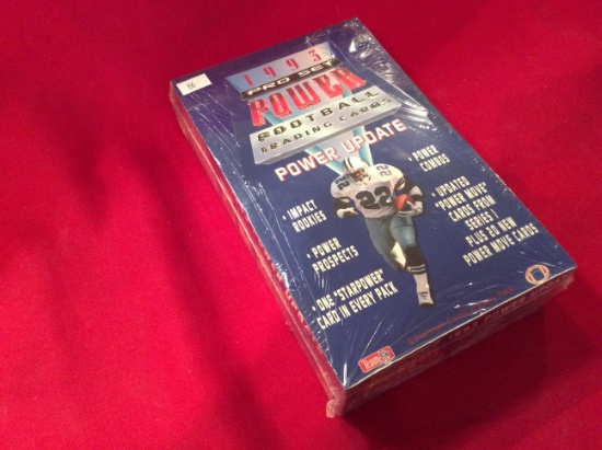 1993 Pro Set Power Football Trading Cards Unopen in Box