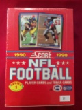 1990 Score NFL Football Player and Trivia Cards Unopen in Box