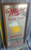 Miller High Life ON Tap Mirror