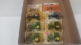 Assortment of Vintage JD and Case Tractors 1/64