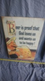 Beer Quote on Wood Sign