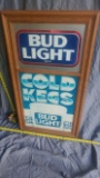 Bud Light Cold Keg Mirror / Sign