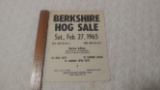 Berkshire Hog Sale Poster