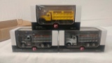 (3) First Gear Mack Dump Trucks, 1/64 417, 418. 419