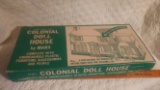 Colonial Doll House by Marx With Furniture