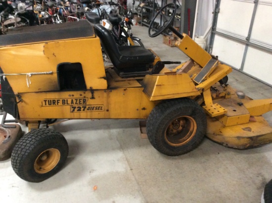 Turf Blazer 727 Diesel Mower by Howard Price, 72" deck