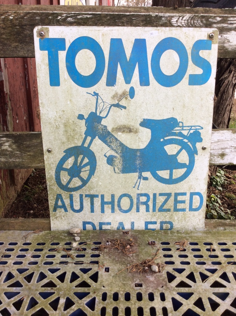 TOMOS Authorized Dealer Advertising Sign | Cars & Vehicles | Online  Auctions | Proxibid