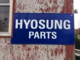 Hyosung Parts Aluminum Advertising Sign