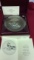 1972 Annual Mother's Day Plate, Sterling Silver from The Franklin Mint