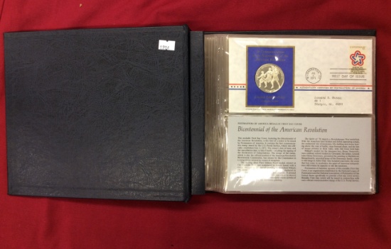 1971 Post Masters of America Medallic First Dat Covers