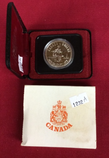 1975 Calgary Canada Silver Dollar
