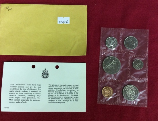 1969 Canadian Mint Set