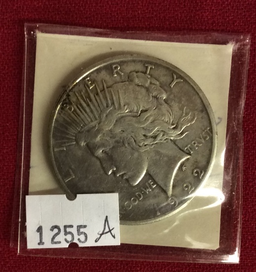 1922-S Peace Dollar