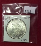 1889 Morgan Silver Dollar, MS63