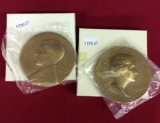 From the US Mint, Philadeplhia, #315 & #316 Medallions