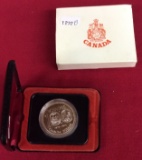1974 Winnipeg Canada Silver Dollar