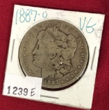 1887-O Morgan Silver Dollar, VG