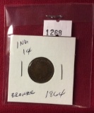 1864 Indian Head Cent, Bronze