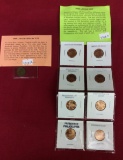 8 2009 Lincoln Head Cents & 1 1909 Lincoln Head Cent
