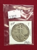 1942 Walking Liberty Half Dollar, F