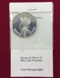 1971 Republic of Panama One Balboa, Struck at the U.S. Mint, San Francisco,