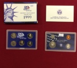 1999 United States Mint Proof Set & 1999 United States Mint 50 State Quarte