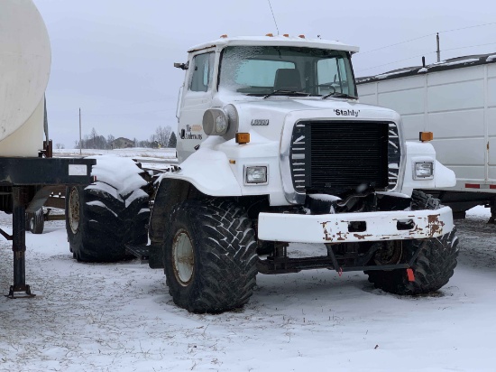 1995 Ford L8000 Floater Truck With Stahly Conversion, 7161 Hrs., New Head, Radiator And Intercooler,