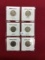 (6) Buffalo Nickels