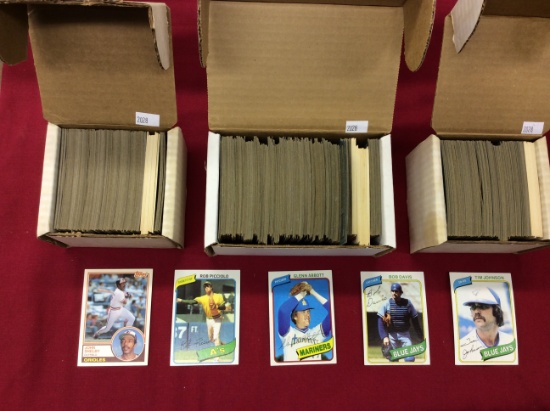 3 Boxes of Baseball Collector Cards