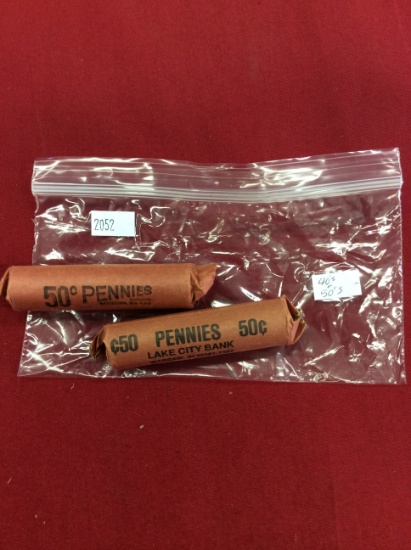 (100) 1940s & 1950s Pennies